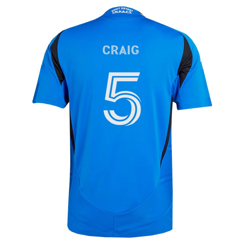 Danxen Kinder Brandan Craig #5 Blau Weiß Schwarz Heimtrikot Trikot 2026/27 T-Shirt Österreich
