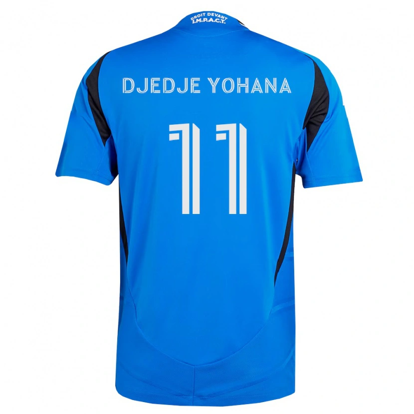 Danxen Kinder Kabie Djedje Yohana #11 Blau Weiß Schwarz Heimtrikot Trikot 2026/27 T-Shirt Österreich