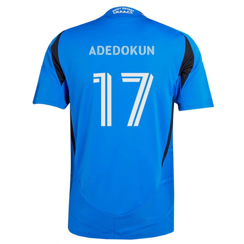 Danxen Kinder Michael Adedokun #17 Blau Weiß Schwarz Heimtrikot Trikot 2026/27 T-Shirt Österreich