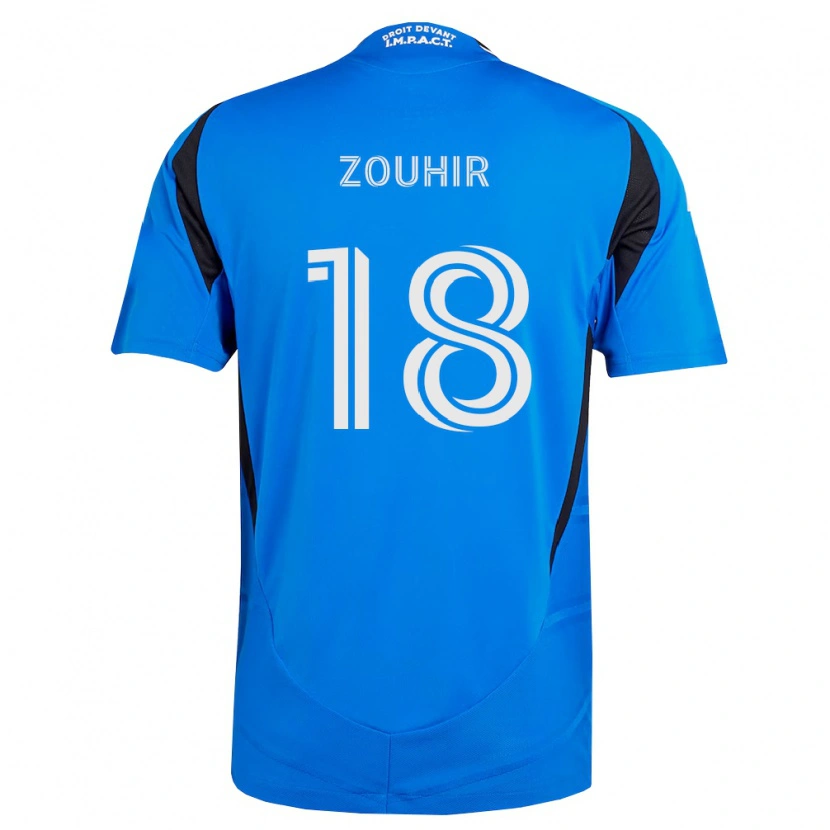 Danxen Kinder Rida Zouhir #18 Blau Weiß Schwarz Heimtrikot Trikot 2026/27 T-Shirt Österreich