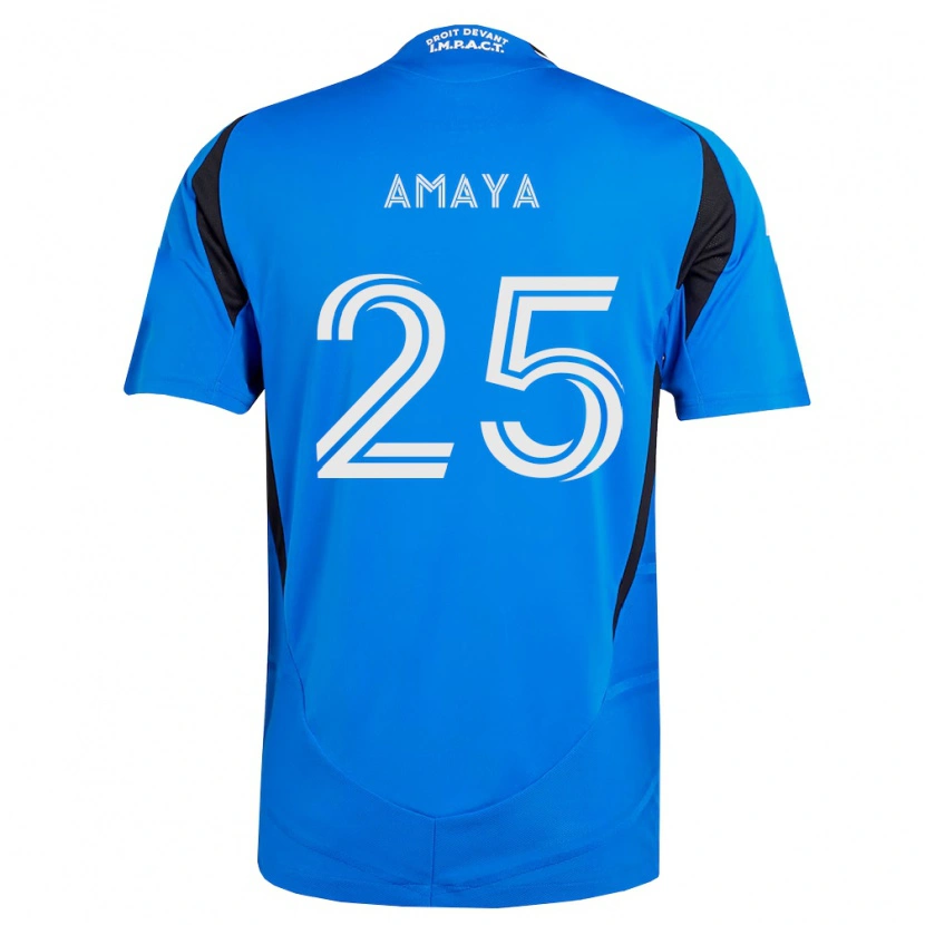 Danxen Kinder Frankie Amaya #25 Blau Weiß Schwarz Heimtrikot Trikot 2026/27 T-Shirt Österreich