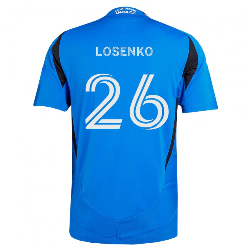 Danxen Kinder Ivan Losenko #26 Blau Weiß Schwarz Heimtrikot Trikot 2026/27 T-Shirt Österreich