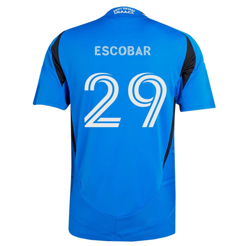 Danxen Kinder Olger Escobar #29 Blau Weiß Schwarz Heimtrikot Trikot 2026/27 T-Shirt Österreich