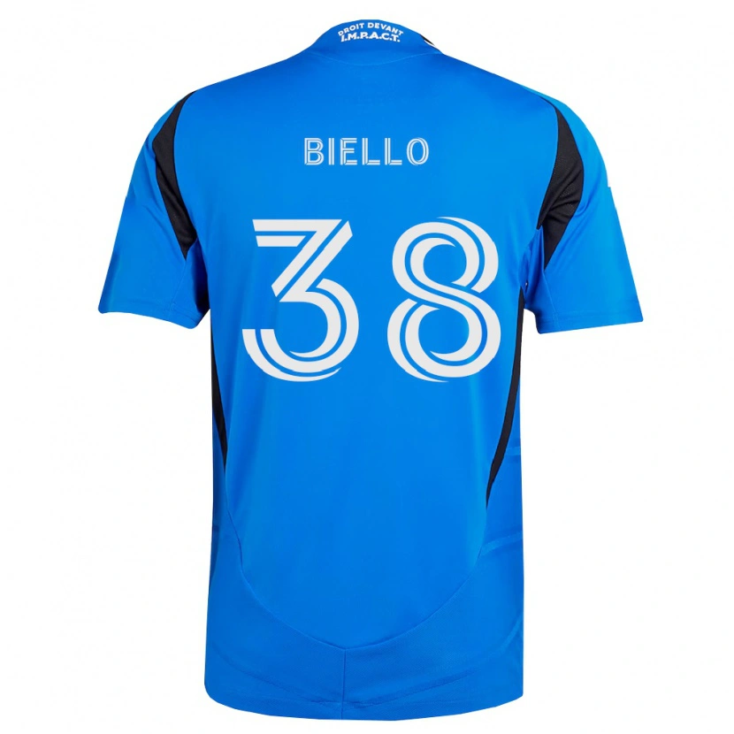 Danxen Kinder Alessandro Biello #38 Blau Weiß Schwarz Heimtrikot Trikot 2026/27 T-Shirt Österreich
