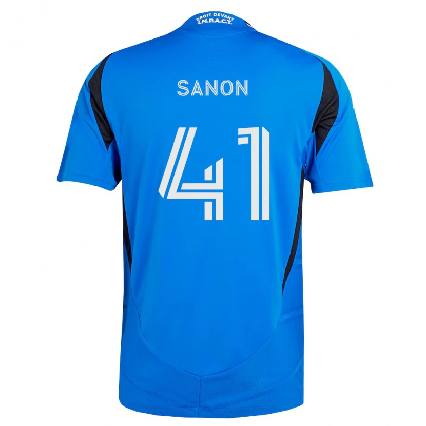Danxen Kinder Jérémy Sanon #41 Blau Weiß Schwarz Heimtrikot Trikot 2026/27 T-Shirt Österreich