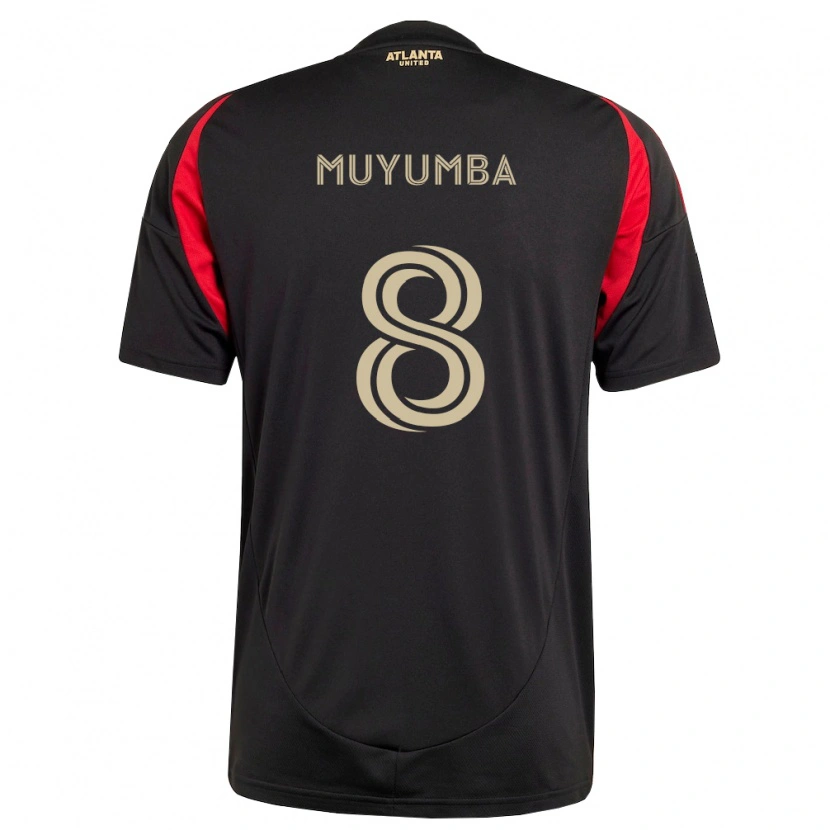 Danxen Kinder Tristan Muyumba #8 Schwarz Rot Heimtrikot Trikot 2026/27 T-Shirt Österreich