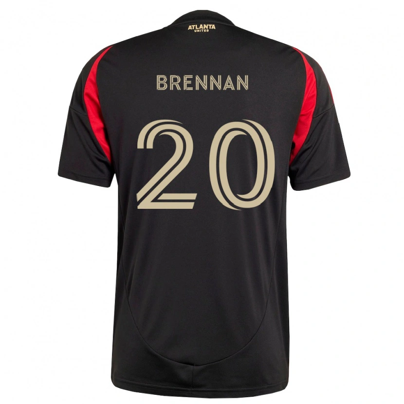 Danxen Kinder Luke Brennan #20 Schwarz Rot Heimtrikot Trikot 2026/27 T-Shirt Österreich