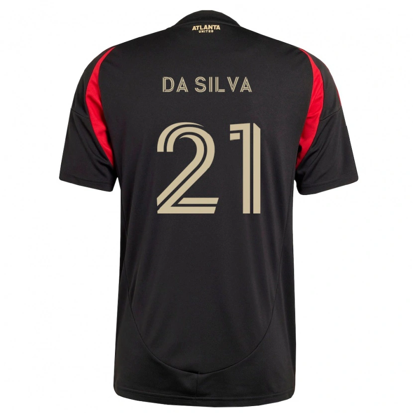 Danxen Kinder Lucas Da Silva #21 Schwarz Rot Heimtrikot Trikot 2026/27 T-Shirt Österreich