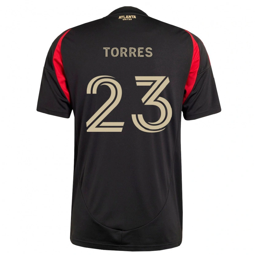 Danxen Kinder Adyn Torres #23 Schwarz Rot Heimtrikot Trikot 2026/27 T-Shirt Österreich