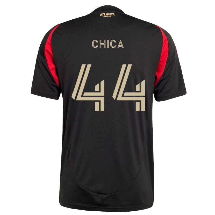 Danxen Kinder Daniel Chica #44 Schwarz Rot Heimtrikot Trikot 2026/27 T-Shirt Österreich