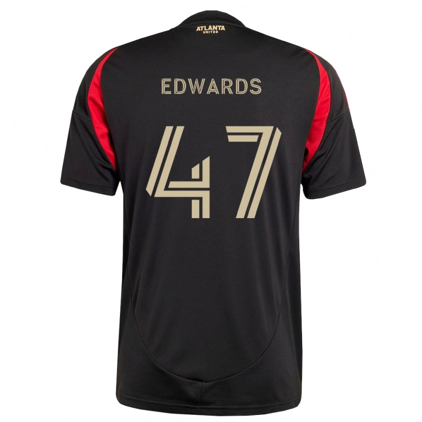 Danxen Kinder Matthew Edwards #47 Schwarz Rot Heimtrikot Trikot 2026/27 T-Shirt Österreich