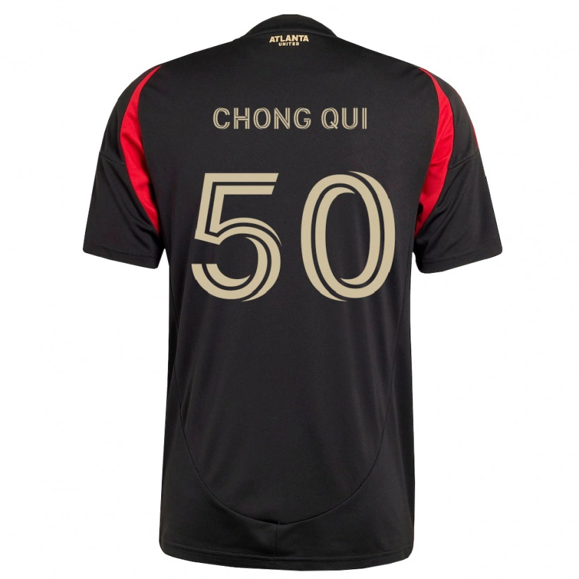 Danxen Kinder Dominik Chong Qui #50 Schwarz Rot Heimtrikot Trikot 2026/27 T-Shirt Österreich