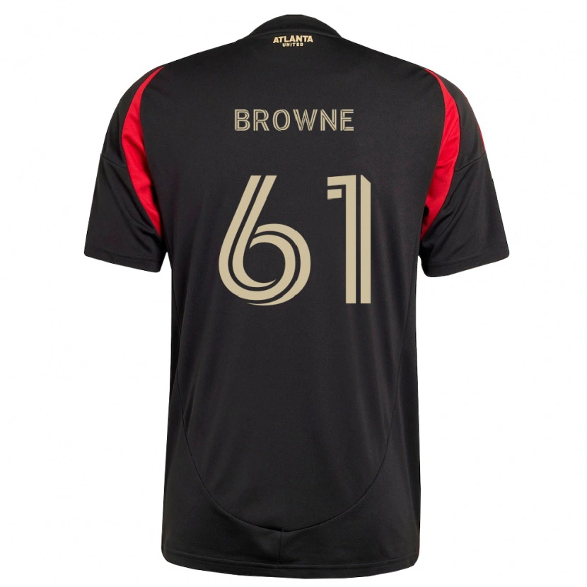Danxen Kinder Adedamola Browne #61 Schwarz Rot Heimtrikot Trikot 2026/27 T-Shirt Österreich