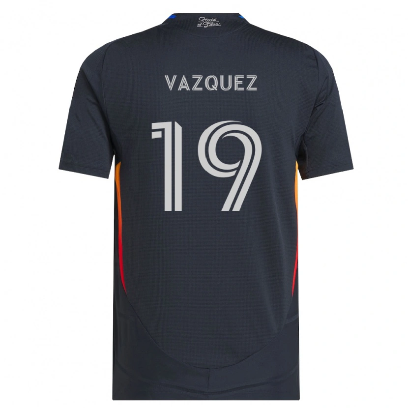 Danxen Kinder David Vazquez #19 Dunkelgrau Rot Heimtrikot Trikot 2026/27 T-Shirt Österreich