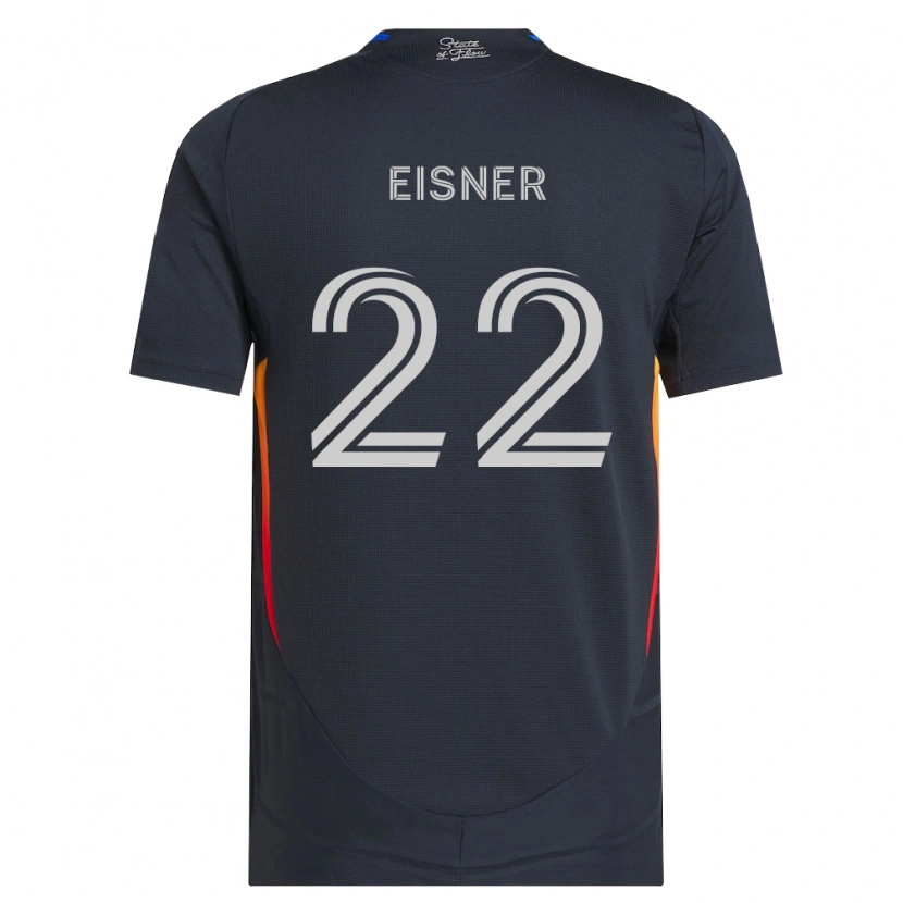 Danxen Kinder Wilson Eisner #22 Dunkelgrau Rot Heimtrikot Trikot 2026/27 T-Shirt Österreich