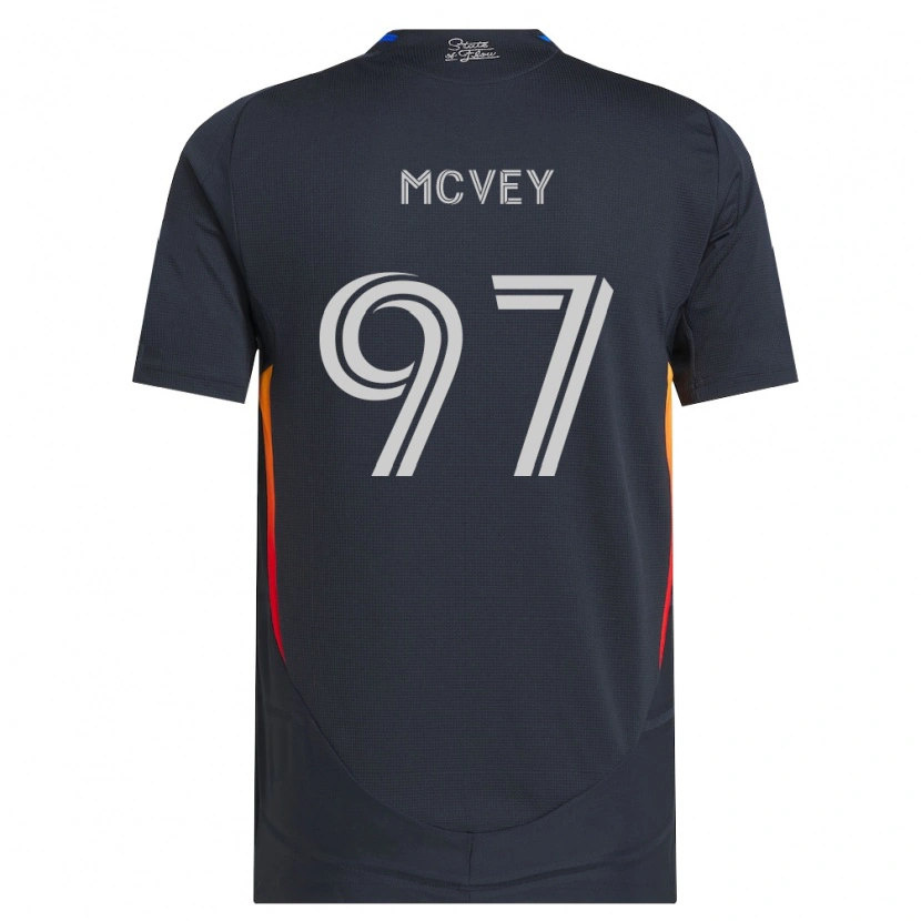 Danxen Kinder Christopher Mcvey #97 Dunkelgrau Rot Heimtrikot Trikot 2026/27 T-Shirt Österreich