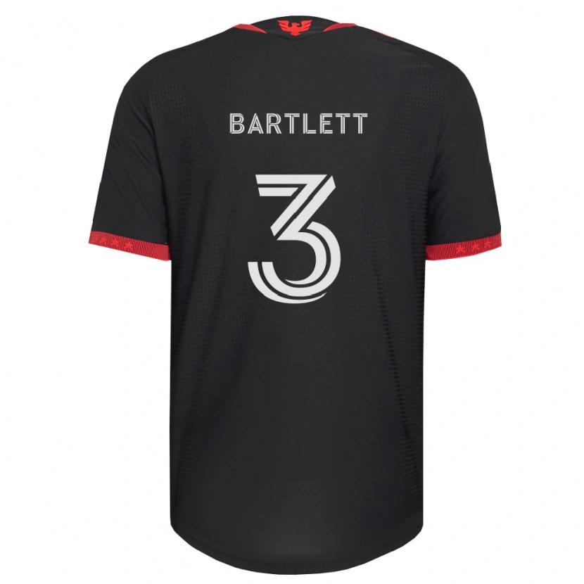 Danxen Kinder Lucas Bartlett #3 Schwarz Weiß Rot Heimtrikot Trikot 2026/27 T-Shirt Österreich