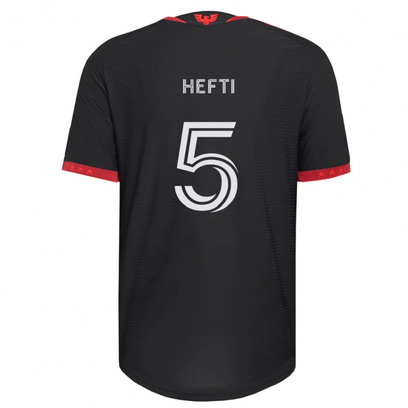 Danxen Kinder Silvan Hefti #5 Schwarz Weiß Rot Heimtrikot Trikot 2026/27 T-Shirt Österreich