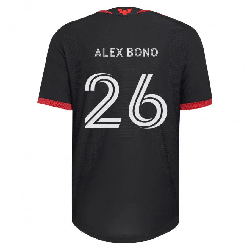 Danxen Kinder Alex Bono #26 Schwarz Weiß Rot Heimtrikot Trikot 2026/27 T-Shirt Österreich