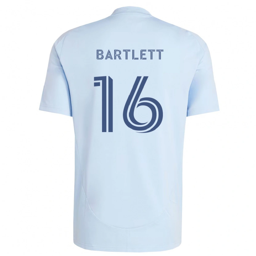 Danxen Kinder Jacob Bartlett #16 Hellblau Hellgrau Heimtrikot Trikot 2026/27 T-Shirt Österreich
