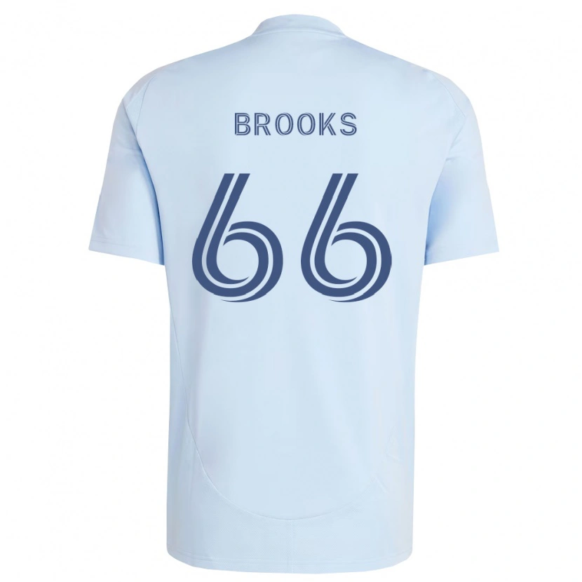 Danxen Kinder Edson Brooks #66 Hellblau Hellgrau Heimtrikot Trikot 2026/27 T-Shirt Österreich
