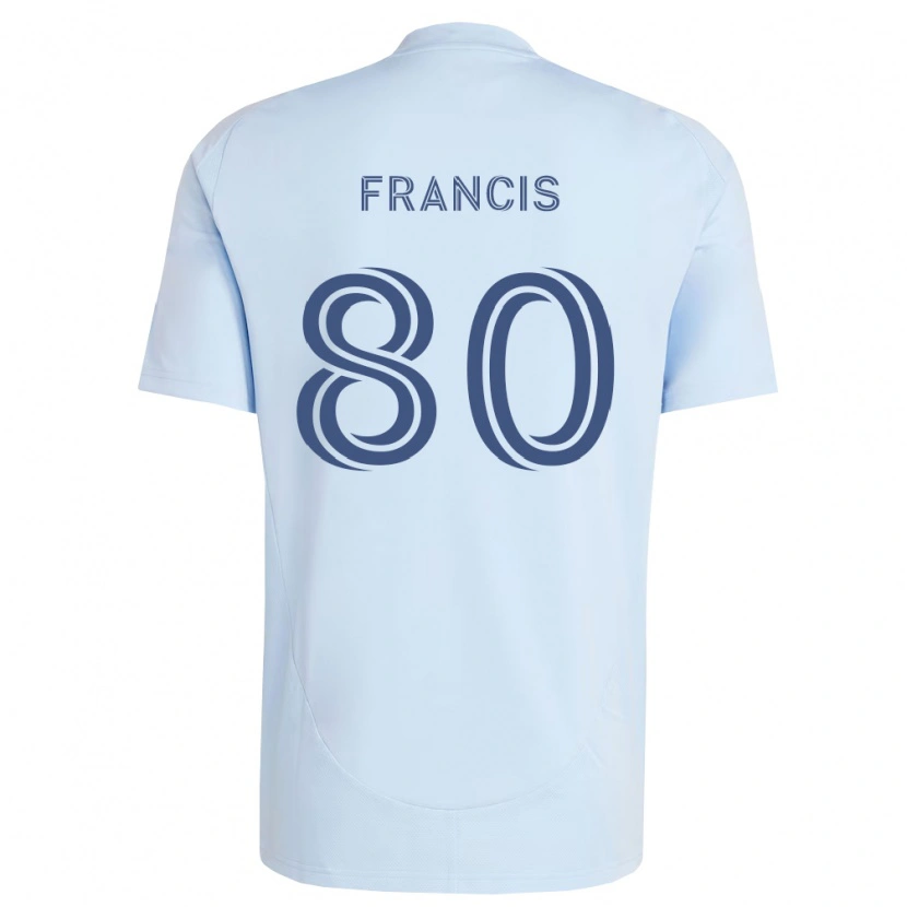 Danxen Kinder Makhi Francis #80 Hellblau Hellgrau Heimtrikot Trikot 2026/27 T-Shirt Österreich