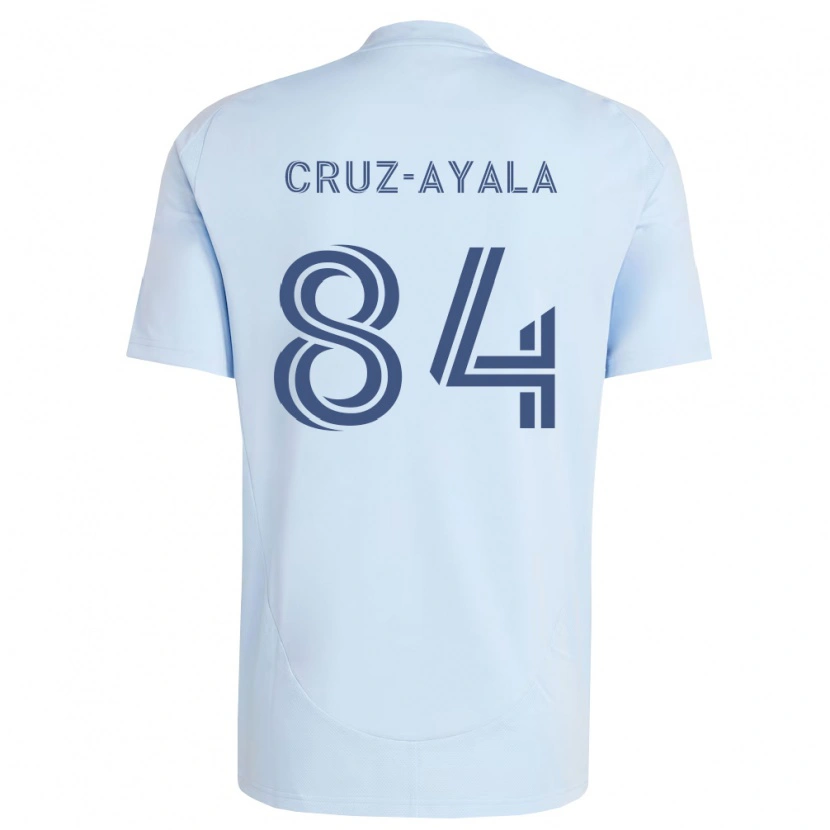 Danxen Kinder Luis Cruz-Ayala #84 Hellblau Hellgrau Heimtrikot Trikot 2026/27 T-Shirt Österreich