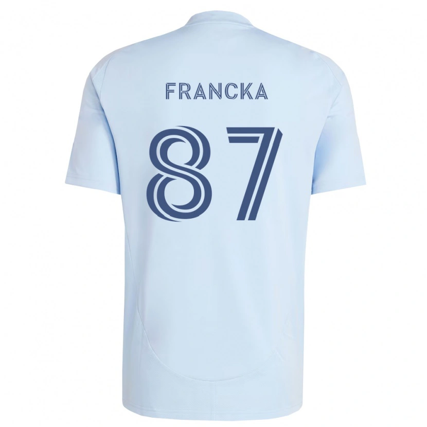 Danxen Kinder Jack Francka #87 Hellblau Hellgrau Heimtrikot Trikot 2026/27 T-Shirt Österreich