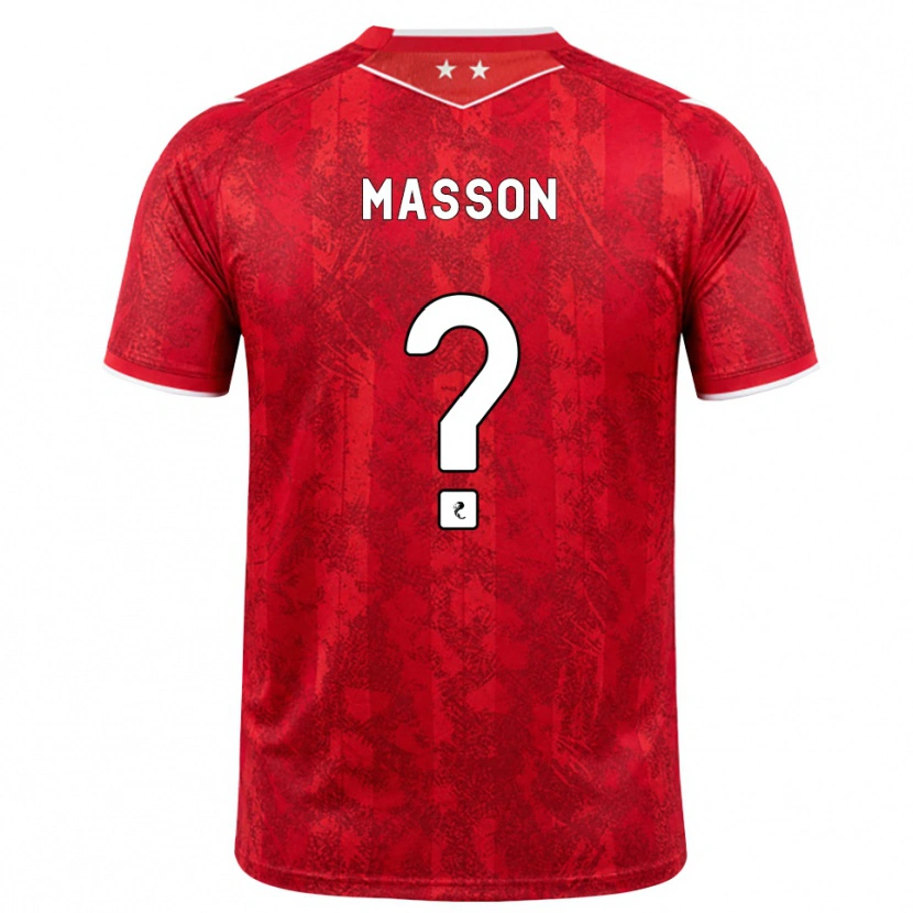 Danxen Kinder Cooper Masson #0 Rot Weiß Heimtrikot Trikot 2026/27 T-Shirt Österreich