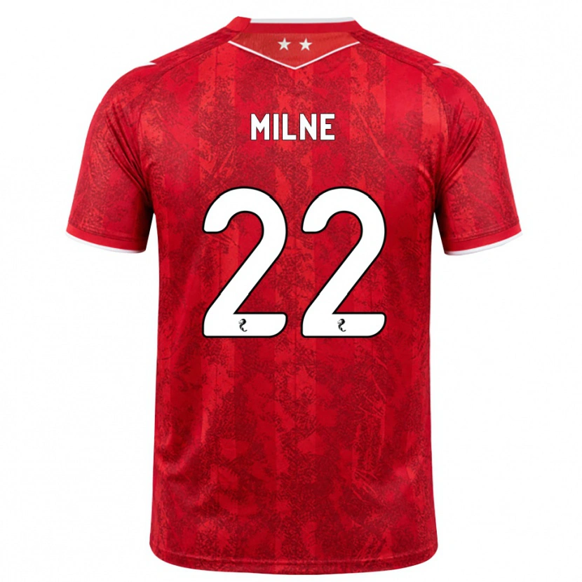 Danxen Kinder Jack Milne #22 Rot Weiß Heimtrikot Trikot 2026/27 T-Shirt Österreich