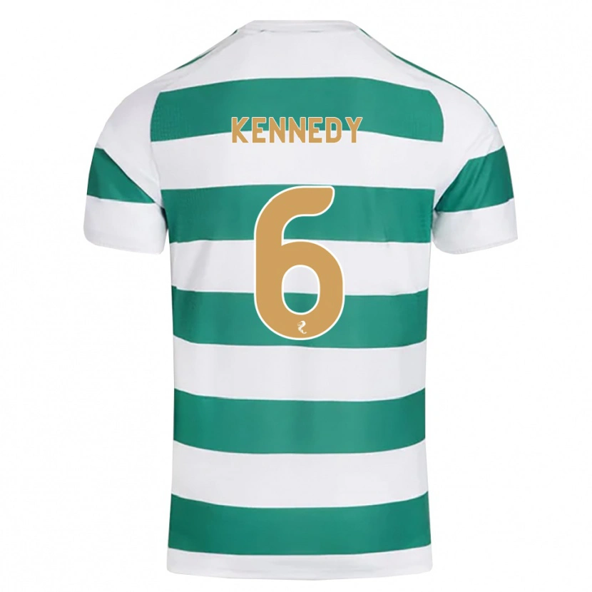 Danxen Kinder Liam Kennedy #6 Darkcyan Weiß Heimtrikot Trikot 2026/27 T-Shirt Österreich