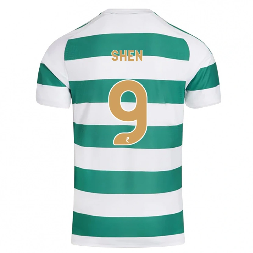 Danxen Kinder Shen Mengyu #9 Darkcyan Weiß Heimtrikot Trikot 2026/27 T-Shirt Österreich