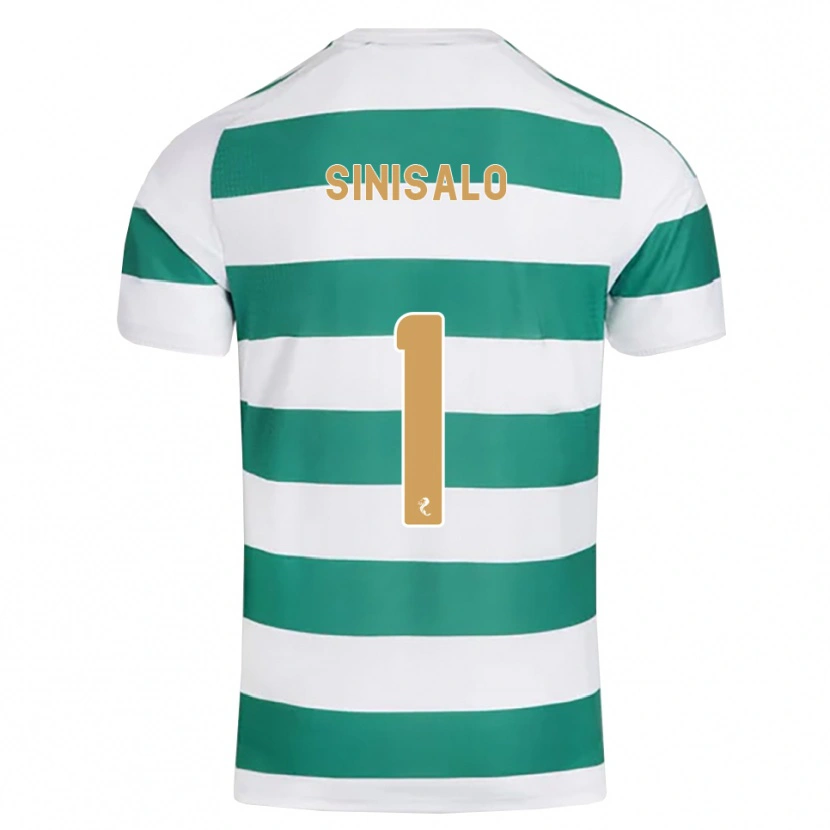 Danxen Kinder Viljami Sinisalo #1 Darkcyan Weiß Heimtrikot Trikot 2026/27 T-Shirt Österreich