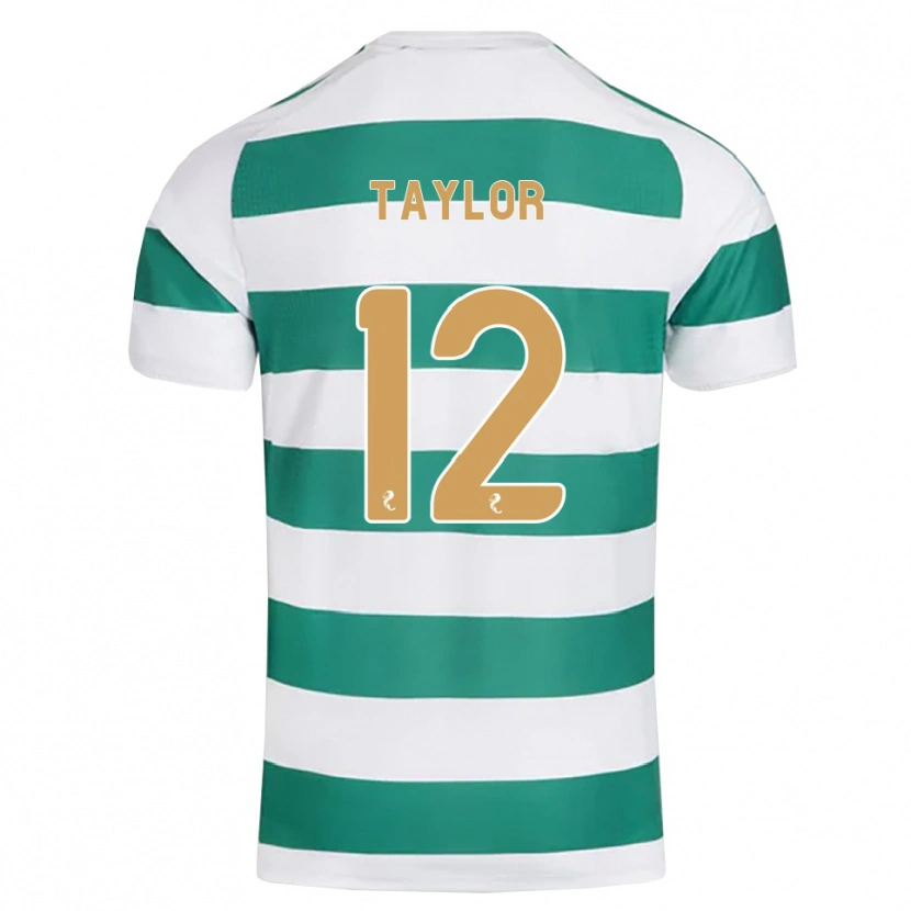 Danxen Kinder Aodhan Taylor #12 Darkcyan Weiß Heimtrikot Trikot 2026/27 T-Shirt Österreich