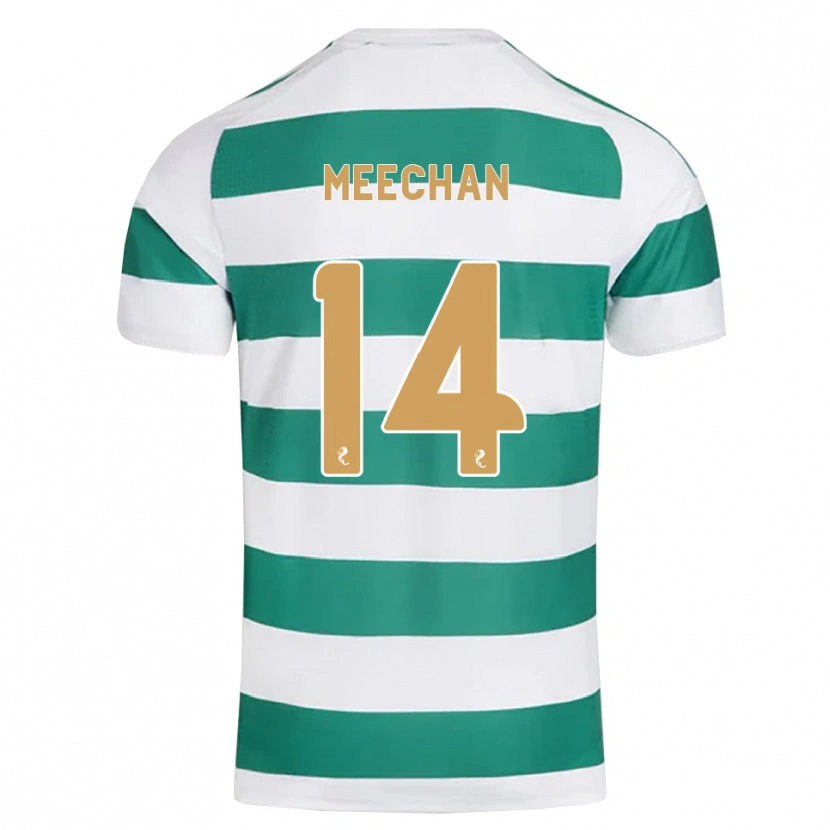 Danxen Kinder Nathan Meechan #14 Darkcyan Weiß Heimtrikot Trikot 2026/27 T-Shirt Österreich