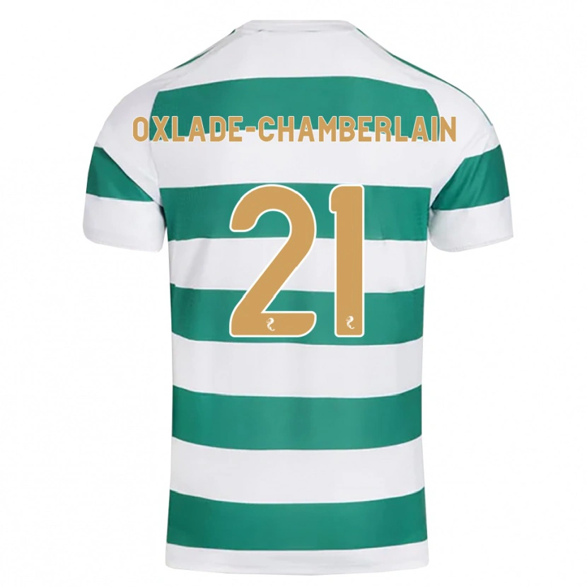 Danxen Kinder Alex Oxlade-Chamberlain #21 Darkcyan Weiß Heimtrikot Trikot 2026/27 T-Shirt Österreich
