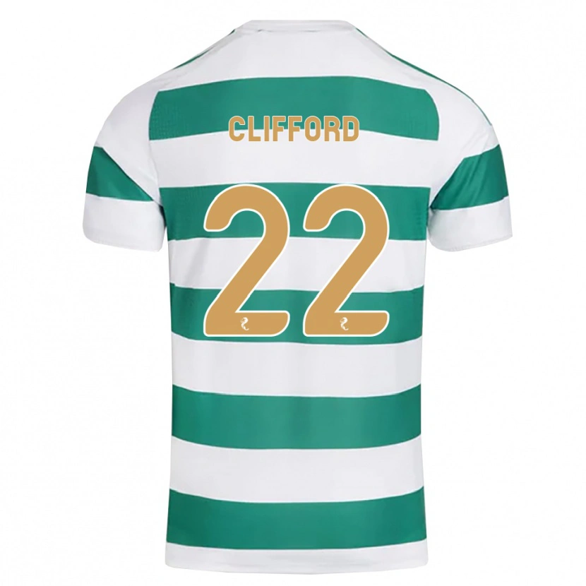 Danxen Kinder Lucy Ashworth-Clifford #22 Darkcyan Weiß Heimtrikot Trikot 2026/27 T-Shirt Österreich
