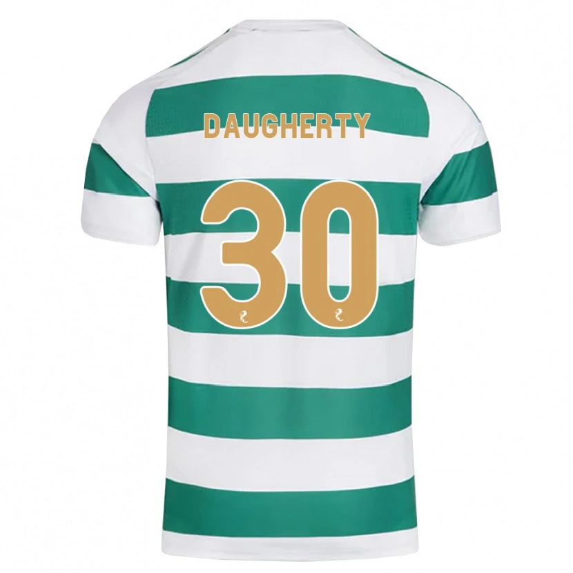 Danxen Kinder Kelsey Daugherty #30 Darkcyan Weiß Heimtrikot Trikot 2026/27 T-Shirt Österreich