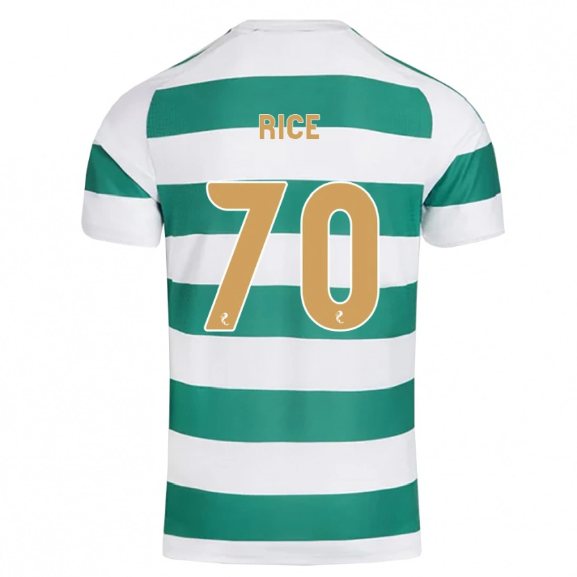 Danxen Kinder Aidan Rice #70 Darkcyan Weiß Heimtrikot Trikot 2026/27 T-Shirt Österreich