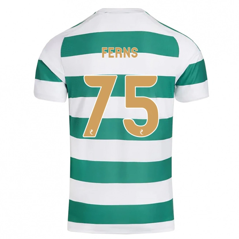 Danxen Kinder Ronan Ferns #75 Darkcyan Weiß Heimtrikot Trikot 2026/27 T-Shirt Österreich