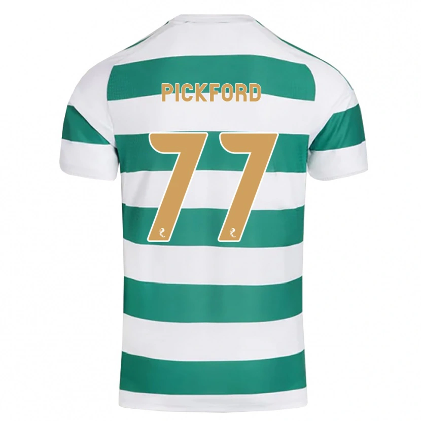 Danxen Kinder Tom Pickford #77 Darkcyan Weiß Heimtrikot Trikot 2026/27 T-Shirt Österreich