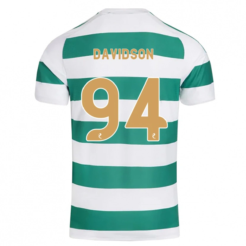 Danxen Kinder Bruno Davidson #94 Darkcyan Weiß Heimtrikot Trikot 2026/27 T-Shirt Österreich