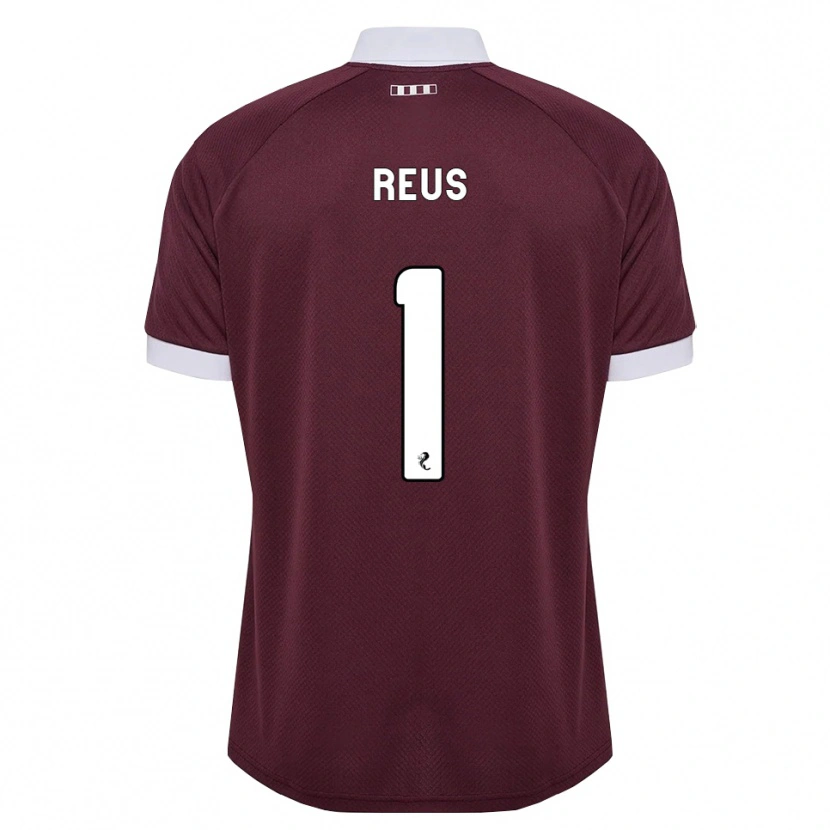 Danxen Kinder Beau Reus #1 Burgunder Weiß Heimtrikot Trikot 2026/27 T-Shirt Österreich