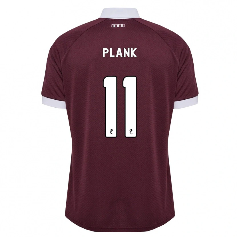 Danxen Kinder Dom Plank #11 Burgunder Weiß Heimtrikot Trikot 2026/27 T-Shirt Österreich