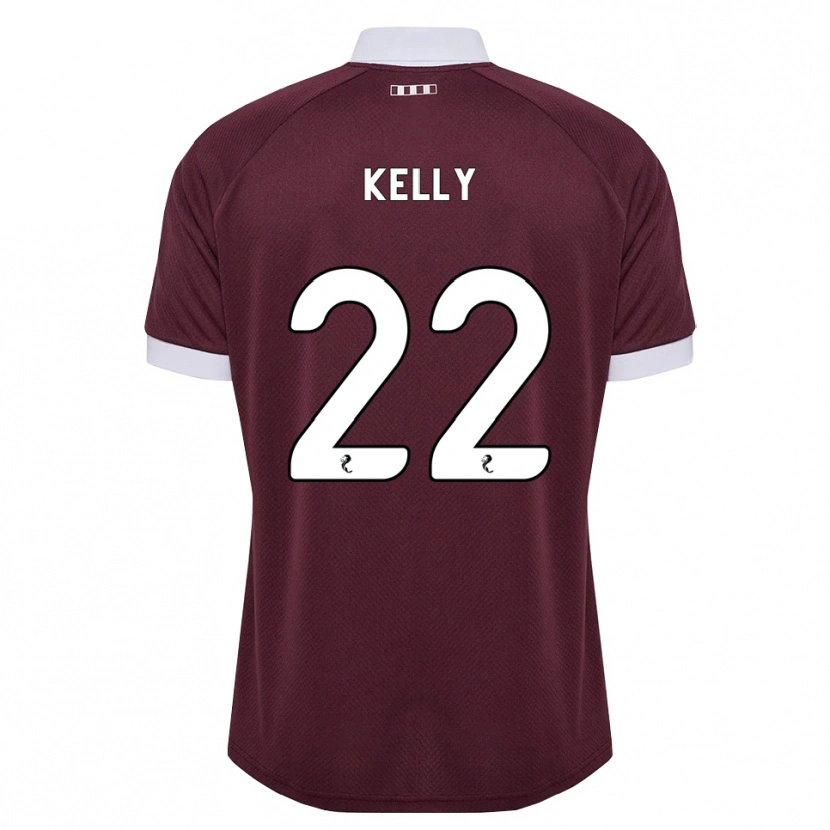 Danxen Kinder Ryan Kelly #22 Burgunder Weiß Heimtrikot Trikot 2026/27 T-Shirt Österreich