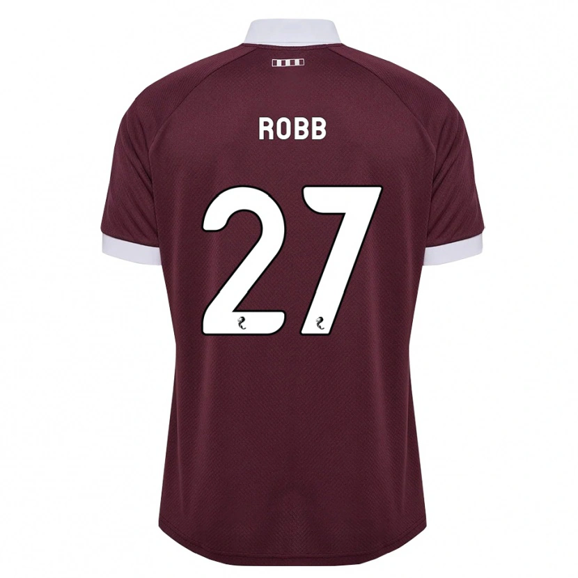 Danxen Kinder Callen Robb #27 Burgunder Weiß Heimtrikot Trikot 2026/27 T-Shirt Österreich