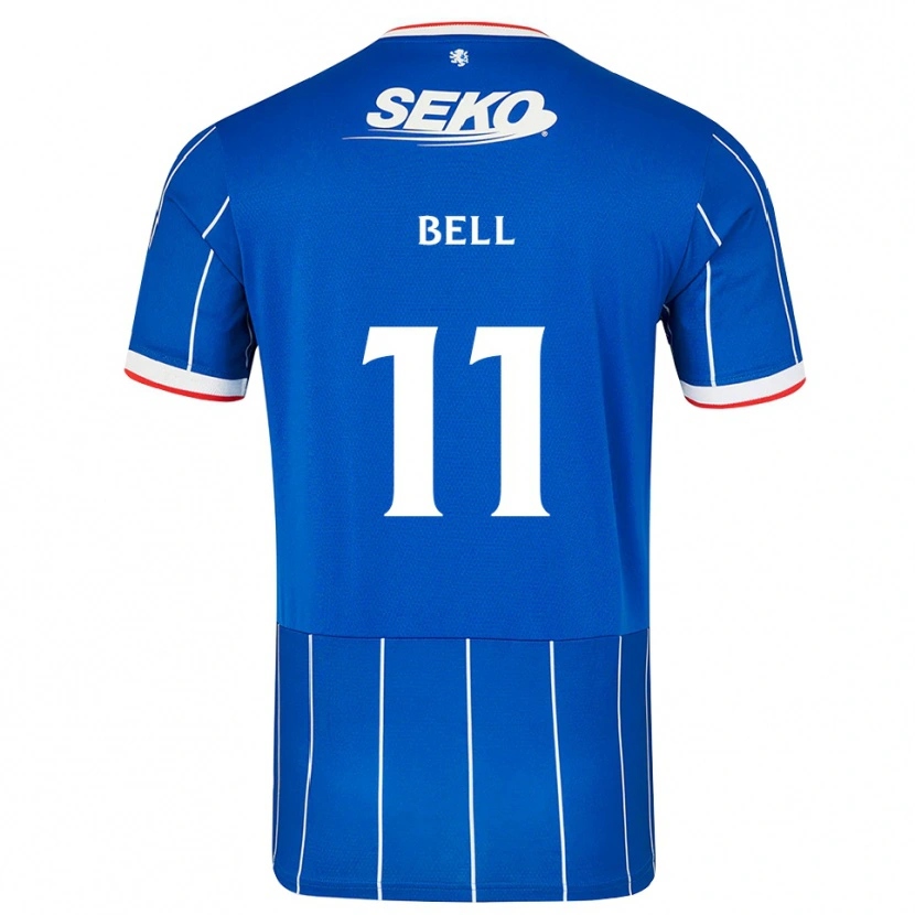 Danxen Kinder Megan Bell #11 Rot Blau Weiß Heimtrikot Trikot 2026/27 T-Shirt Österreich