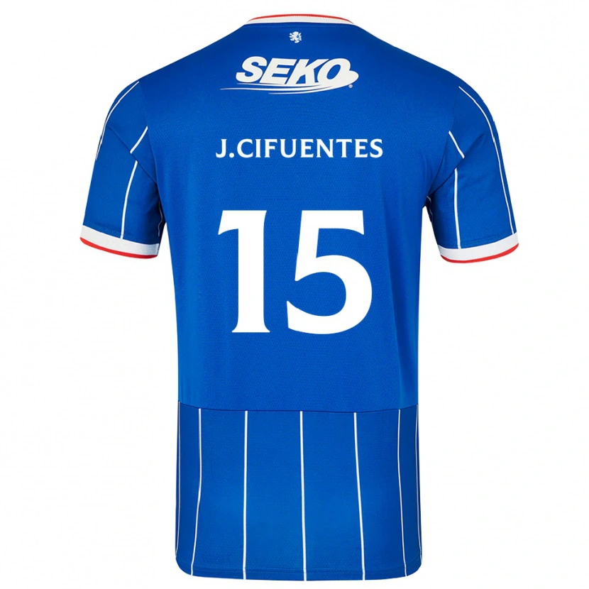 Danxen Kinder José Cifuentes #15 Rot Blau Weiß Heimtrikot Trikot 2026/27 T-Shirt Österreich