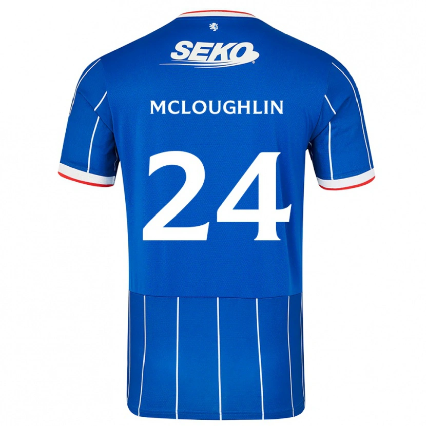 Danxen Kinder Olivia Mcloughlin #24 Rot Blau Weiß Heimtrikot Trikot 2026/27 T-Shirt Österreich