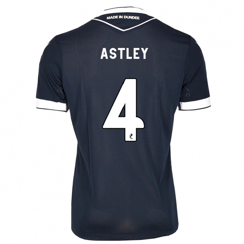Danxen Kinder Ryan Astley #4 Mitternachtsblau Weiß Heimtrikot Trikot 2026/27 T-Shirt Österreich